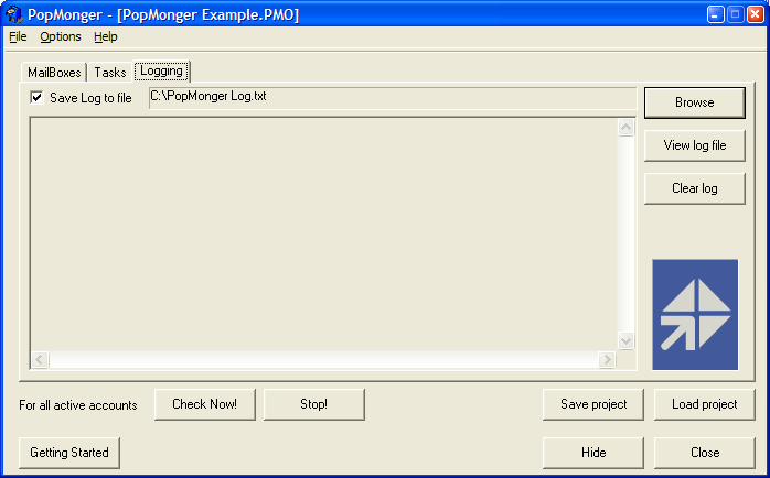 PopMonger Logging Feature